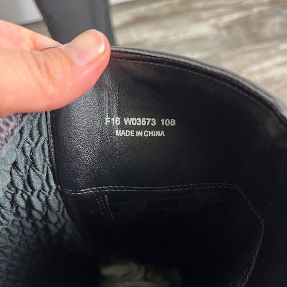 Cole Haan Elverton Knee High Boot Black Leather Women's 10 B Riding - Picture 8 of 16